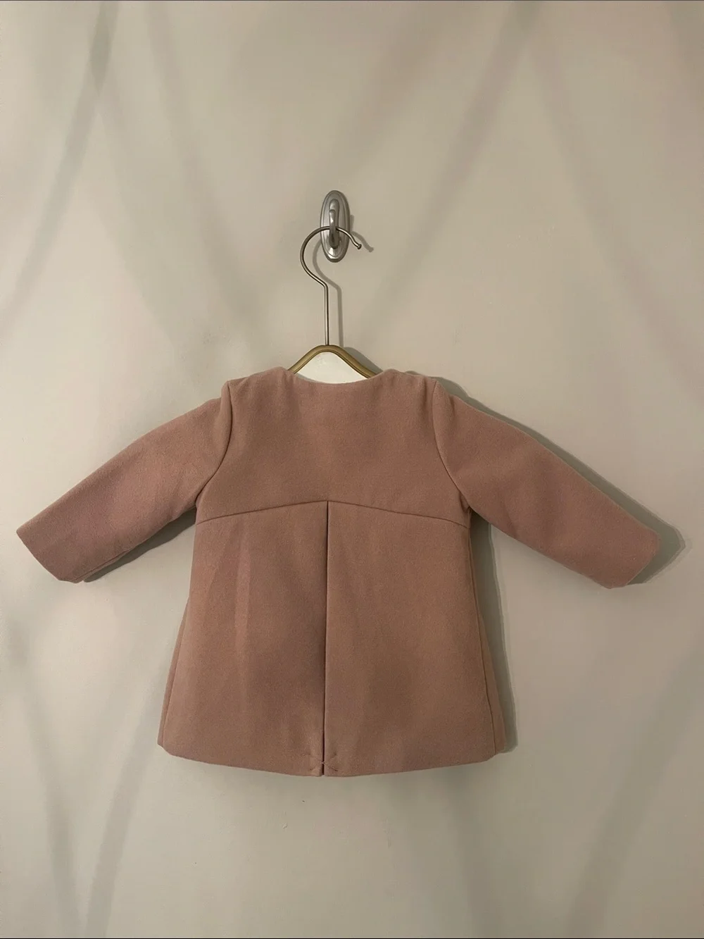 NWT Baby Gap Faux Wool Swing Coat / Peacoat - Tan - Size 12-18 Months